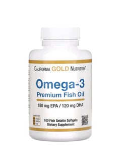 Buy Omega 3 Premium Fish Oil100 Softgels in Saudi Arabia