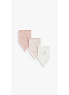 اشتري Pink Swan Organic Cotton Bibs 3 Pack في الامارات