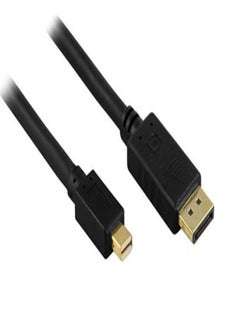 Buy Omzega Mini Display Port to Display Port Cable 2Meter Black in UAE