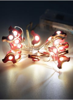 اشتري Gulf Flowers Christmas LED Garland – Assorted LED Garland for Holiday Tree & Decoration في الامارات