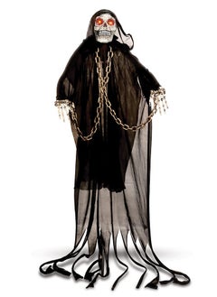 Buy Animated Hanging Chained Reaper Halloween Decoration in UAE