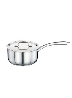 Royalford RF10096 16Cm Aluminium Milk Pan with Lid - Aluminium