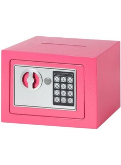 Buy Safe Box Digital Security Locker with Keypad for Jewelry Money Valuables Good for Home Office Travel (Pink) in Saudi Arabia