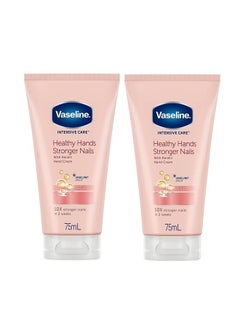 Buy Intensive Care Healthy Hands and Stronger Nails Hand Cream Clear 75ml Pack of 2 in UAE
