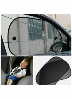 Buy 2 Pack Universal Car Window Shade, Cling Sunshade for Car Windows Sun Glare and UV Rays Protection for Your Child Baby Side Window Car Sun Shades Blocks Over 98% of Harmful UV Rays in Saudi Arabia