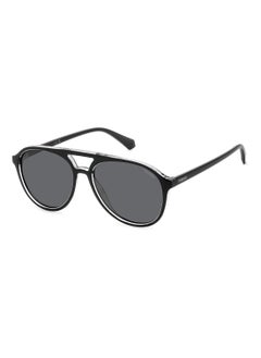 Buy Unisex Polarized Pilot Shape  Sunglasses PLD 4162/S GREY 49 - Lens Size: 49.3 Mm - Black Cry in UAE