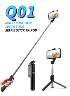 Buy Mini Selfie Stick with Fill Light, Bluetooth, Anti-shake Q01 Selfie Stick in Saudi Arabia