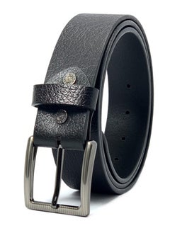 Buy Classic Milano Genuine Leather Belts for men Print Texas Shrankan 40MM Belt men PTX-4080 (Black) by Milano Leather in UAE