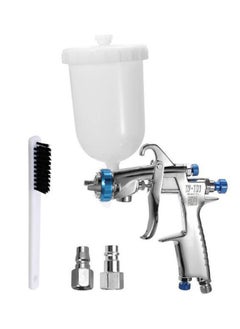 Buy Portable DIY Air Paint Sprayer Gun With Accessory Silver/White/Blue in Saudi Arabia