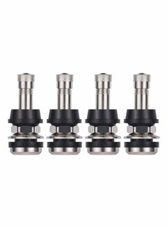 اشتري TR416 Metal Valve Stems 4 Pieces Tire High Pressure Outer Mount Fits 0.453" and 0.625" Rim Hole 1 1/2" Long في الامارات