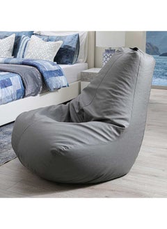 Buy Ocean Drop Pu Bean Bag 90X90cm-Grey in UAE