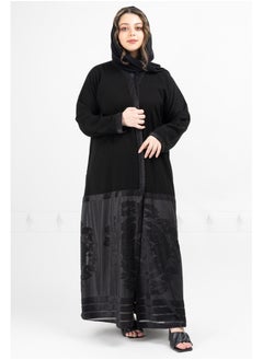 Buy Abaya AIK6015 Black in Saudi Arabia