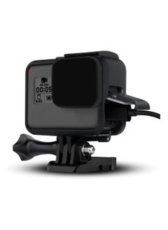 اشتري Protective Housing Case Side Open Frame + Silicon Cover Cap for GoPro Hero 5/6 / 7 Black Action Camera Protect Kit Accessories في الامارات