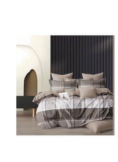 Buy 4pcs Soft & Breathable Cotton Single Comforter for All Seasons Duvet inserted bedding set in UAE