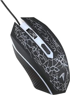 Buy Tp-Tech G6 Wired Optical Mouse Gaming - Black White in Egypt