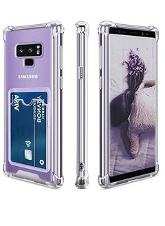 Buy Samsung Galaxy Note 9 Wallet Cover Transperent Case in Egypt