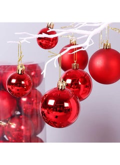 Buy 36Pcs Christmas Balls Ornaments Set 6 Styles Round Hanging in Egypt