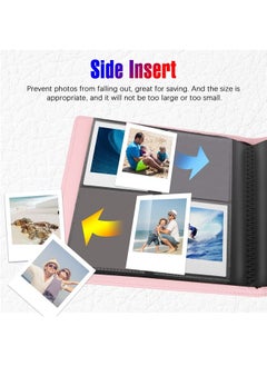 اشتري 192 Pockets Photo Album for Fujifilm Instax Square SQ1 SQ6 SQ10 SQ20 Instant Camera, Fujifilm Instax SP-3 Mobile Printer, Extra Large Picture Albums for Fujifilm Instax Square Instant Film (Pink) في الامارات