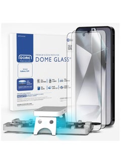 Buy Screen Protector for Galaxy S24 UV Lamp [9H Tempered Glass, Bubble Free, Installation Kit] - 2 Pack in Saudi Arabia