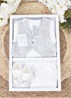 Buy 4-Piece Baby Suit Set with Gift Box in Saudi Arabia