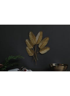 Buy Cheska Wall Decor Gold 47x61cm in UAE