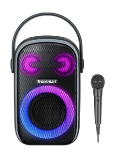 اشتري مكبر صوت لاسلكي tronsmart halo 110 مع ميكروفون كاريوكي سلكي يدعم الكاريوكي بقوة ستين واط وصوت ستيريو رائع وبلوتوث 5.3 أسود في الامارات