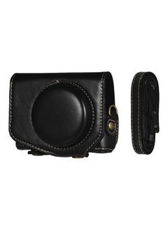 Buy Protective Camera Case With Strap For Canon Powershot G7 X Mark II/G7X II Black in UAE