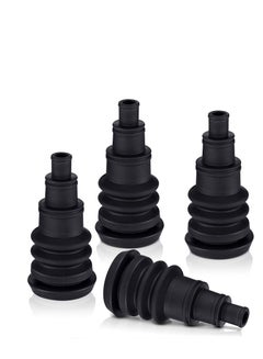 Buy 4 Pieces Universal Firewall Boots Grommets Automotive Rubber For Wire Bundles 3/8 to 1 Inch Diameter Bundle Quick and Easy for Vehicle Running Cables in Saudi Arabia