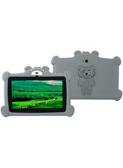 Buy tablet K96 7 inch Kids Tablet 8 RAM Storage space 256 communication WiFi Bluetooth Dual Camera Educational Games Parental Control Kids Software with Soft Silicone Case (Grey) in UAE