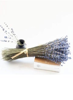 اشتري Natural Dried Lavender Bouquet Decoration, 15.7 Inches Dried Flowers Bouquet for Wedding Home Office Table Kitchen Decoration (BluePurple) في الامارات