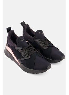 Buy Women Muse X5 Metal Wns Lace Up Running Shoes, Black/Rose Gold in Saudi Arabia