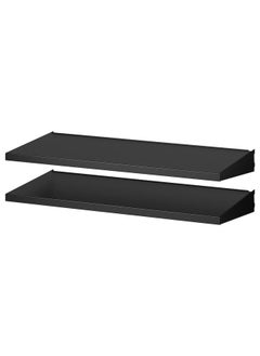 Buy Shelf For Wall Upright Black 85X40 Cm in Saudi Arabia