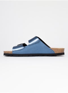 اشتري Atlas Blue Flat Sandals في الامارات