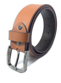 اشتري Force Genuine Leather Mens Belt Print Texas Honey 40MM Belts for men PTX-404 (Tan) by Milano Leather في الامارات