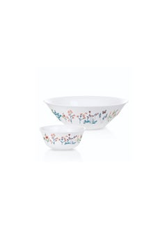 Buy Khashaf set of 7 pieces of Arcopal decal bowls, consisting of a large bowl, size 23 cm, and 6 small bowls, size 12 cm. Assyria 883314862836 in Egypt