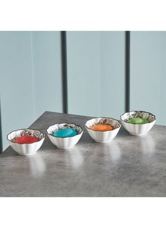 Buy Nova 4-Piece Bowl Set 8.5x4x8.5 cm in UAE