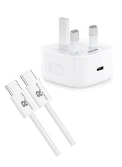 Buy Fast Charger for iPhone 16 15 Charger Type C Charger USB C Charger Block iPhone 16 Charger with 1M Cable for iPhone 16/16 Plus/16 Pro/16 Pro Max/iPhone 15/15 Pro Max/15 Plus/15 Pro/iPad Pro/AirPods in UAE