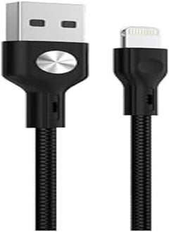 Buy Iconz XBL04K Bazix Lightning Cable, 2.4 Ampere - Black in Egypt