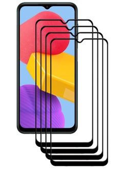 Buy 4 Pieces Antistatic ESD Dustproof Premium Quality High Definition Tempered Glass Screen Protector Designed For Samsung Galaxy M13 in UAE