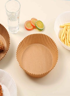 Buy 50-Piece Air Fryer Disposable Baking paper in UAE