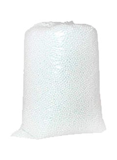 Buy Comfy White Virgin Bouncy Polystyrene Beans For Bean Bag Refill 1 Kg in UAE