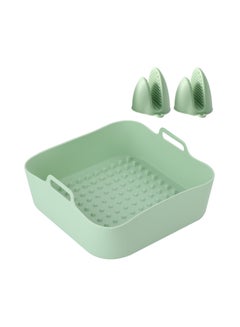 Collapsible Air Fryer Silicone Pot Reusable Round Square Liners Basket for  Air Fryer Non-slip Baking Tray Oven Accessories