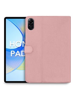 اشتري غطاء حماية مغناطيسي من جلد البولي يوريثان لهاتف Honor Pad X9 مقاس 11.5 بوصة 2023 ذهبي وردي في السعودية