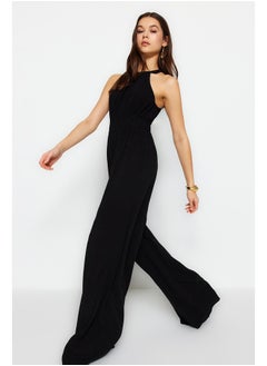 اشتري Black Halter Neck Woven Jumpsuit TWOSS23TU00121 في مصر