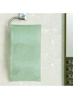 اشتري Cloud Touch Super Fine Zero Hand Towel 100% Cotton Pile Lightweight Everyday Use Hand Towels Ultra Soft And Highly Absorbent For Bathroom L 50 x W 80 cm Cameo Green في الامارات