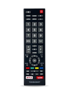 Buy Replacement remote control for Toshiba Smart TV, TOSHIBA Smart Tv LCD, LED, suitable for many Toshiba smart TV models in Saudi Arabia