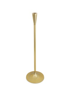 اشتري Slim Taper Candle Holder, Gold - 20x68 cm في الامارات