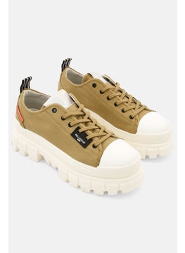 اشتري Women Medium Revolt Lo Tx Lace Up Casual Shoes, Olive في السعودية