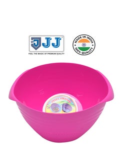 Buy Colander Plastic Rice Washing Strainer Bowl Sieve Kitchen Organizer Pink in UAE