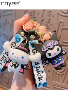 Buy 2Pcs Cartoon Sanrio Keychain Pendant, Cute Doll Small Pendant For Student School Bag Car Keychain Accessories in UAE